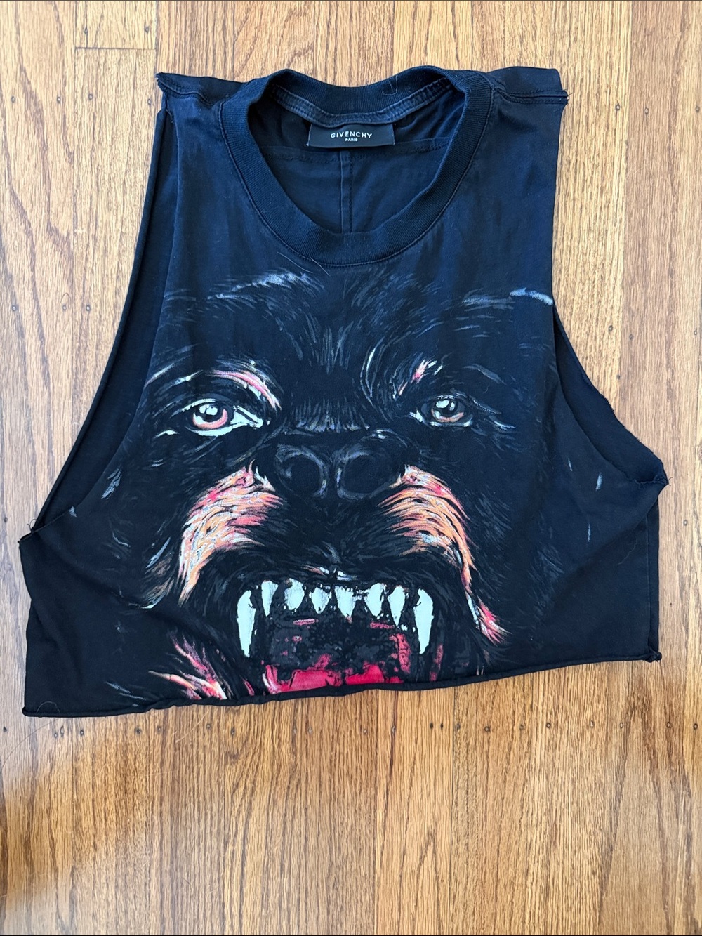 Givenchy Rottweiler Sleeveless Crop M